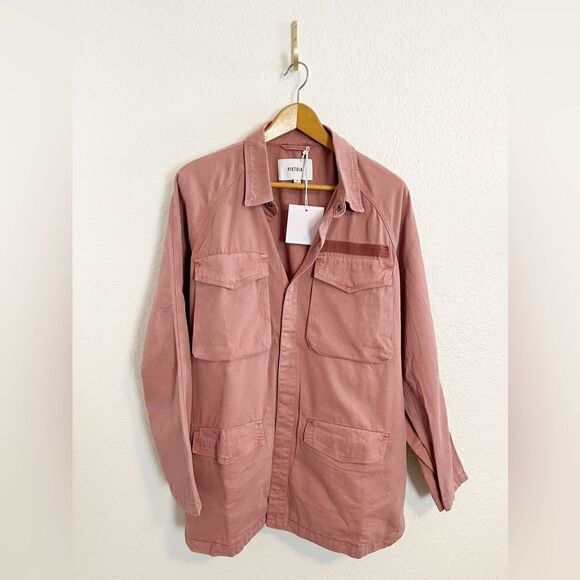 Pistola Brianna Oversized Utility Jacket in Clay Size Medium. NWT - Picture 7 of 9